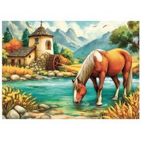Jacarou Millstream Pause 1000pc Jigsaw Puzzle