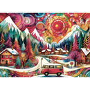 Jacarou Mountains Meet Motion 1000pc Jigsaw Puzzle