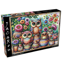 Jacarou Owl Together Now 1000pc Jigsaw Puzzle