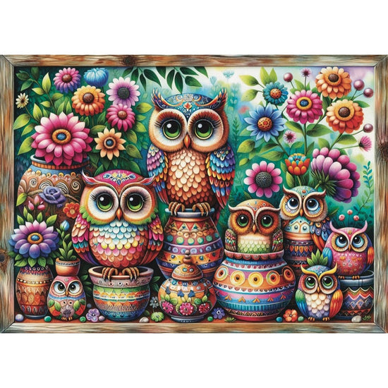 Jacarou Owl Together Now 1000pc Jigsaw Puzzle