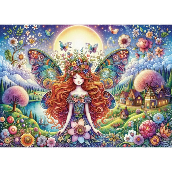 Jacarou Petals and Wings 1000pc Jigsaw Puzzle