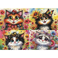 Jacarou Cat-titude Squad 1000pc Jigsaw Puzzle