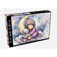 Jacarou Teddy and Stars 1000pc Jigsaw Puzzle