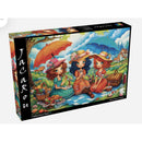 Jacarou Three Picnic Friends 1000pc Jigsaw Puzzle