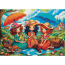 Jacarou Three Picnic Friends 1000pc Jigsaw Puzzle