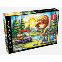 Jacarou Tiny Tee Time 1000pc Jigsaw Puzzle