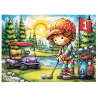 Jacarou Tiny Tee Time 1000pc Jigsaw Puzzle