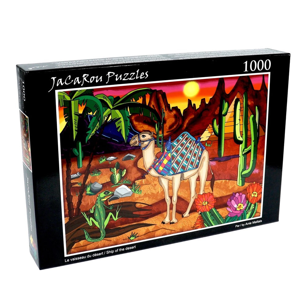 Jacarou Ship of the Desert 1000pc Jigsaw Puzzle Discontinued