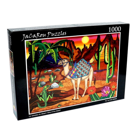 Jacarou Ship of the Desert 1000pc Jigsaw Puzzle Discontinued
