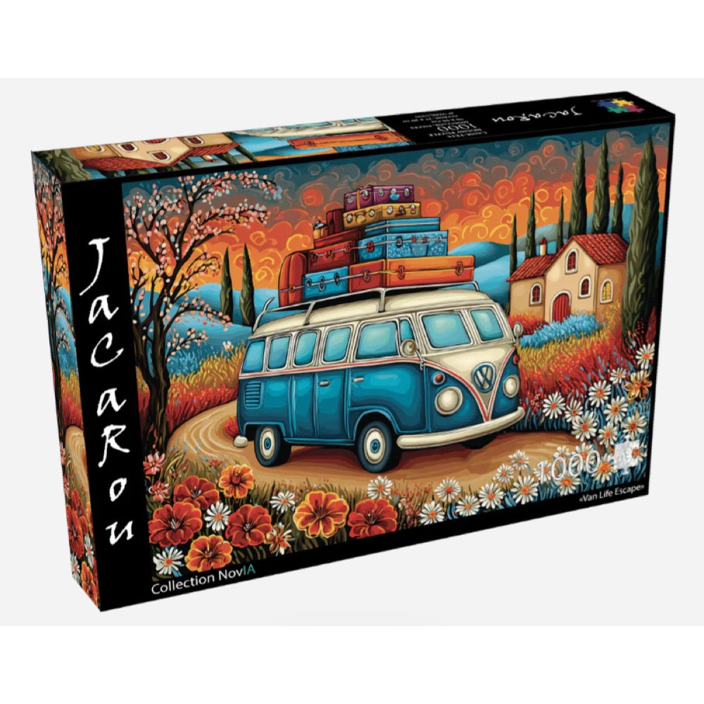 Jacarou Van Life Escape 1000pc Jigsaw Puzzle