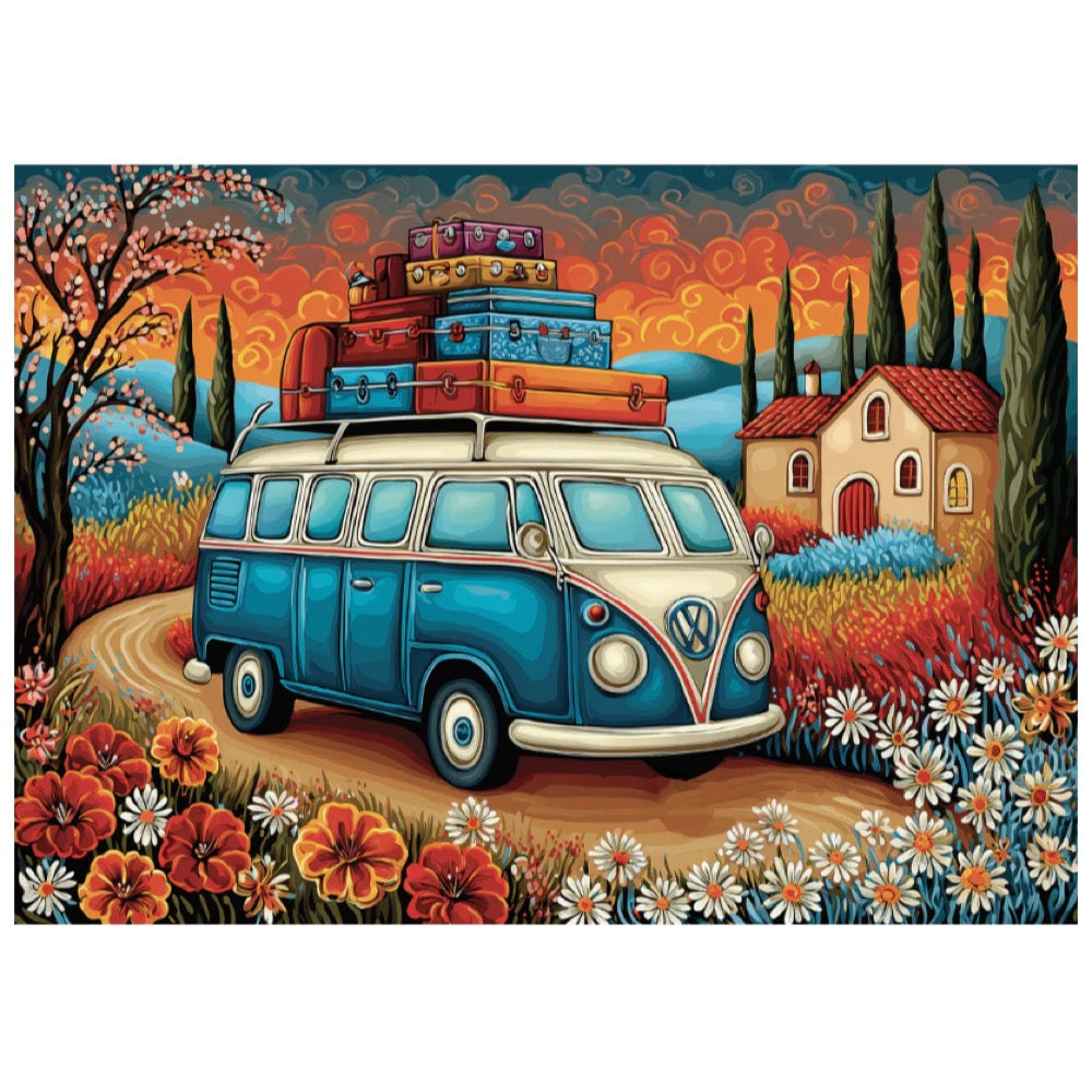 Jacarou Van Life Escape 1000pc Jigsaw Puzzle