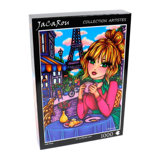 Jacarou Cafe Paris 1000pc Jigsaw Puzzle