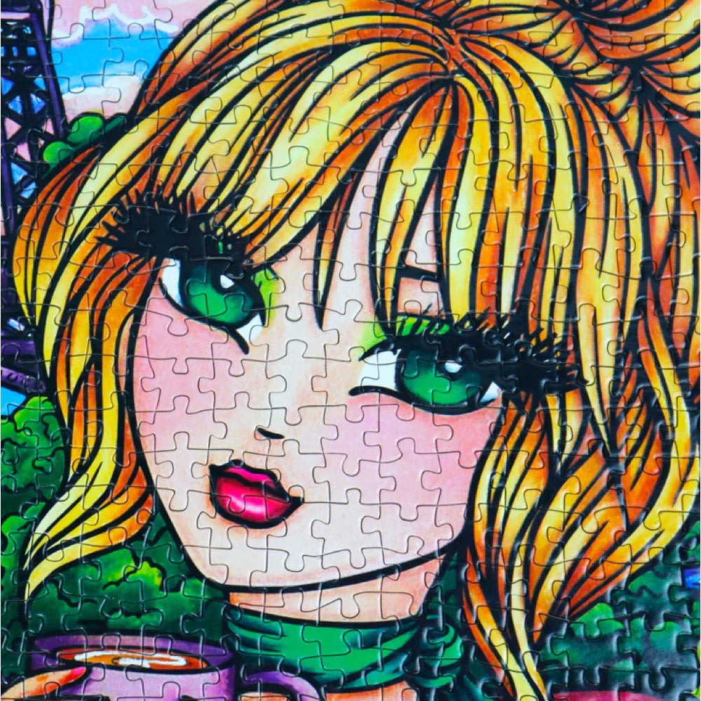 Jacarou Cafe Paris 1000pc Jigsaw Puzzle