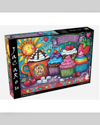 Jacarou Cupcakes & Coffee 1000pc Jigsaw Puzzle Adult Jigsaws