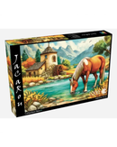 JaCaRou Millstream Pause 1000-Piece Jigsaw Puzzle
