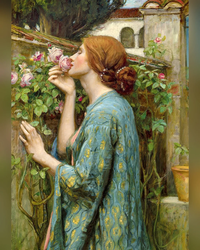 Enjoy Puzzle John William Waterhouse: the Soul of the Rose 1000-Piece Jigsaw Puzzle-3