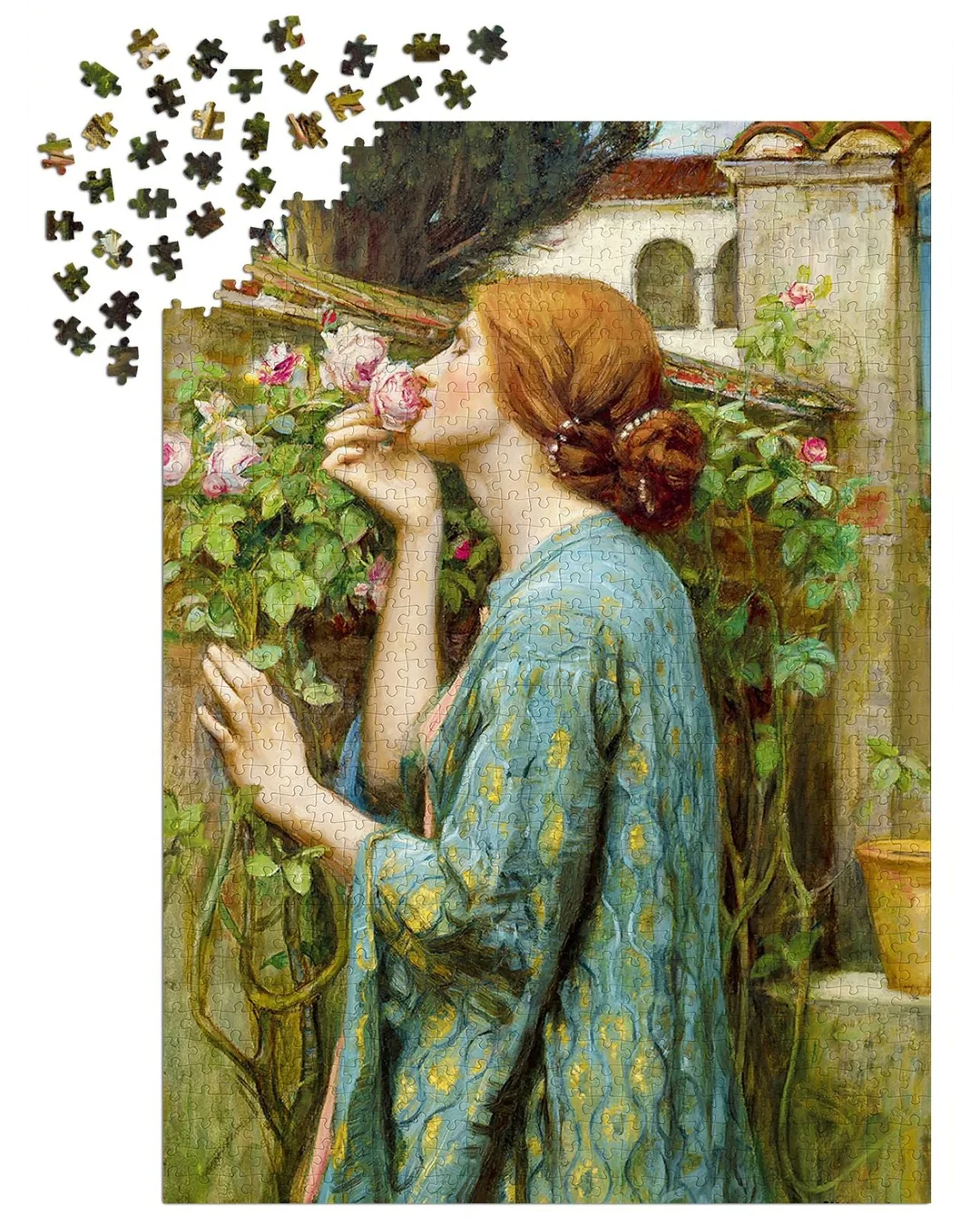 Enjoy Puzzle John William Waterhouse: the Soul of the Rose 1000-Piece Jigsaw Puzzle-4