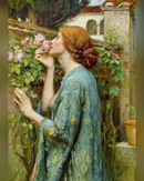 Enjoy Puzzle John William Waterhouse: the Soul of the Rose 1000-Piece Jigsaw Puzzle-5