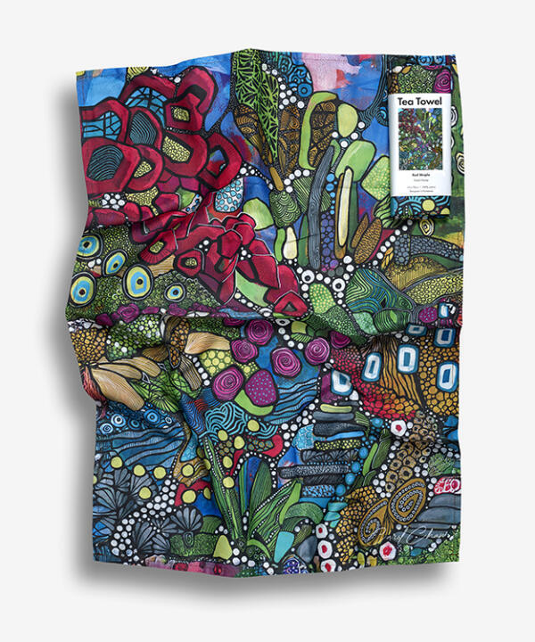Red Maple Tea Towel