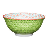 Mikasa 15.5 cm Bowl – Geometric Lime