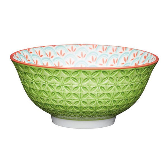 Mikasa 15.5 cm Bowl – Geometric Lime