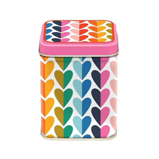 Kate Rhees Hearts 100 g Square Tin