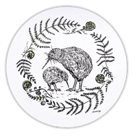 Salisbury Kiwi Placemats set of 6 with kiwi artwork