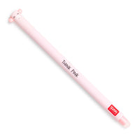 Legami Pig - Think Pink erasable gel pen with pink ink