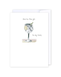 LL011 - Gin to my tonic Greeting Cards