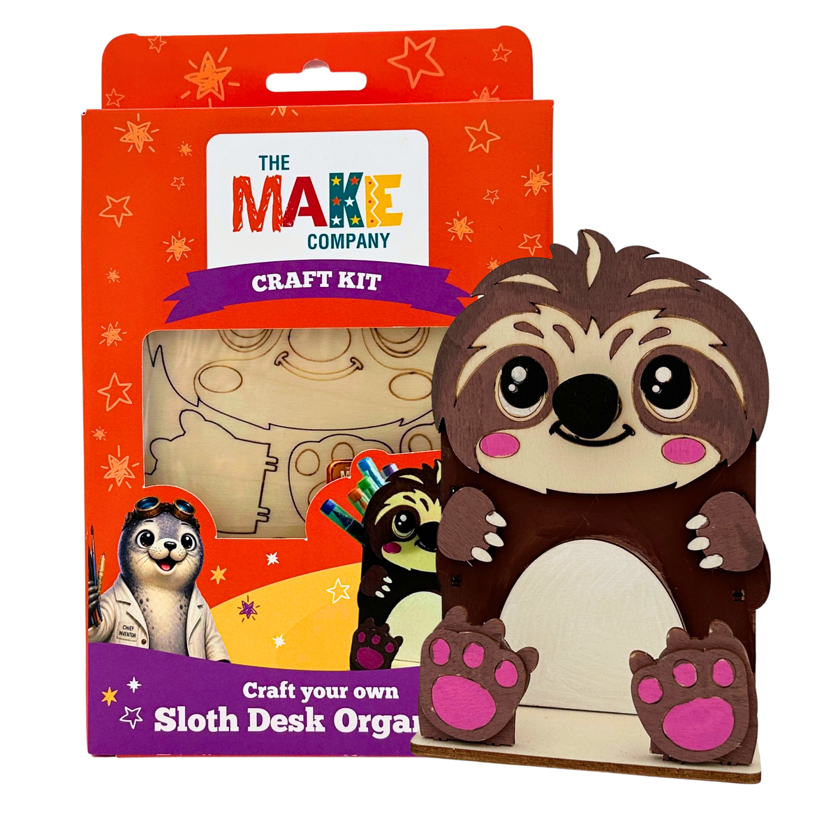 Sloth Desk Organiser Craft Kit