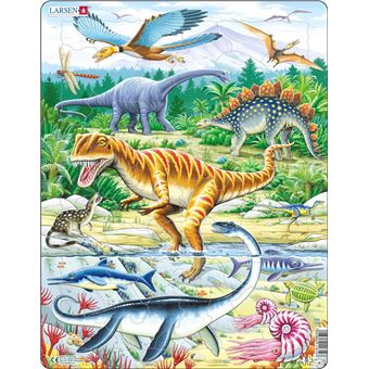Jurassic Dinosaurs Puzzle 35pc