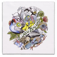 Salisbury NZ Montage Lens Cloth with New Zealand artwork