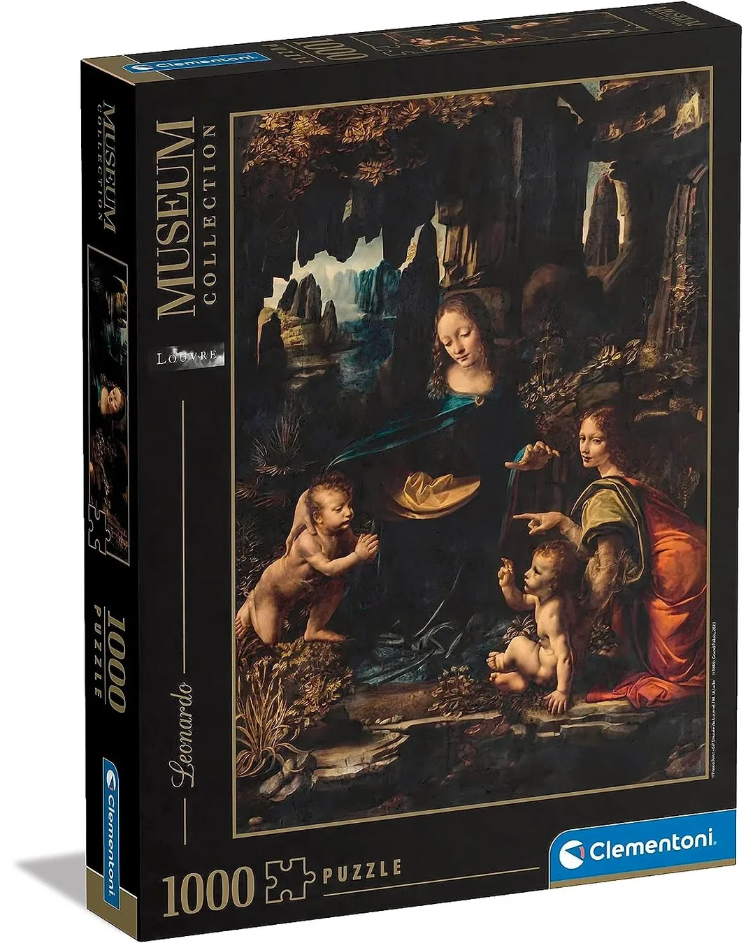 Clementoni Leonardo, the Virgin of the Rocks 1000-Piece Jigsaw Puzzle