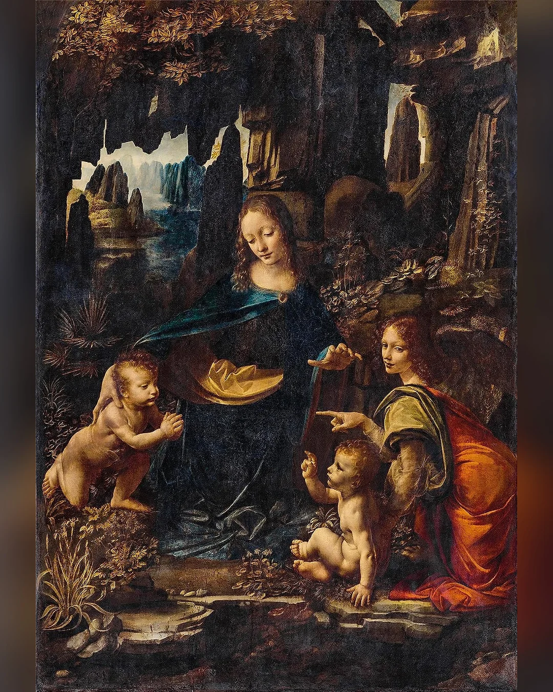 Clementoni Leonardo, the Virgin of the Rocks 1000-Piece Jigsaw Puzzle-2
