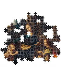Clementoni Leonardo, the Virgin of the Rocks 1000-Piece Jigsaw Puzzle-3