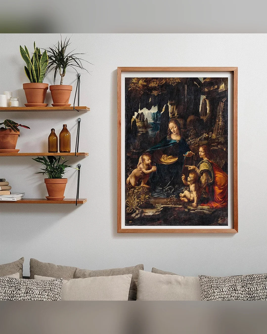 Clementoni Leonardo, the Virgin of the Rocks 1000-Piece Jigsaw Puzzle-4
