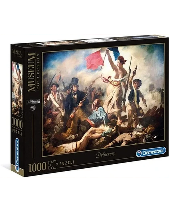 Clementoni Liberty Leading the People Louvre 1000-Piece Jigsaw Puzzle