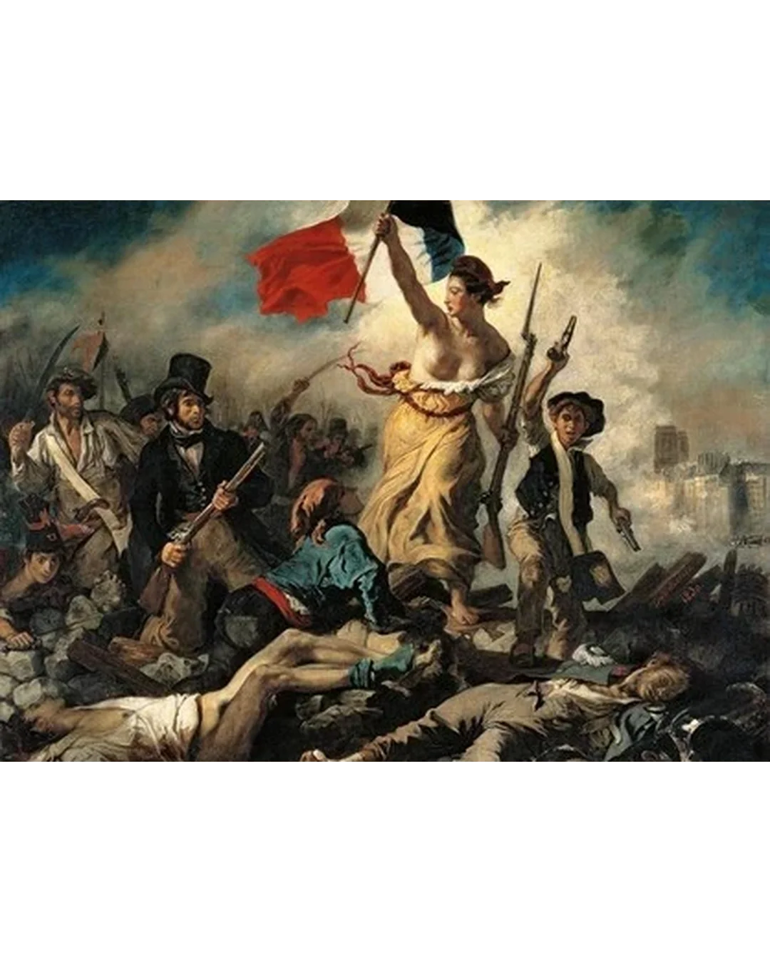 Clementoni Liberty Leading the People Louvre 1000-Piece Jigsaw Puzzle-2