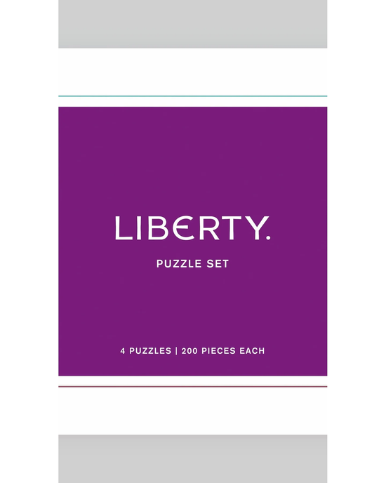 Galison Liberty Power of Love 4 x 200-Piece Jigsaw Puzzle Set