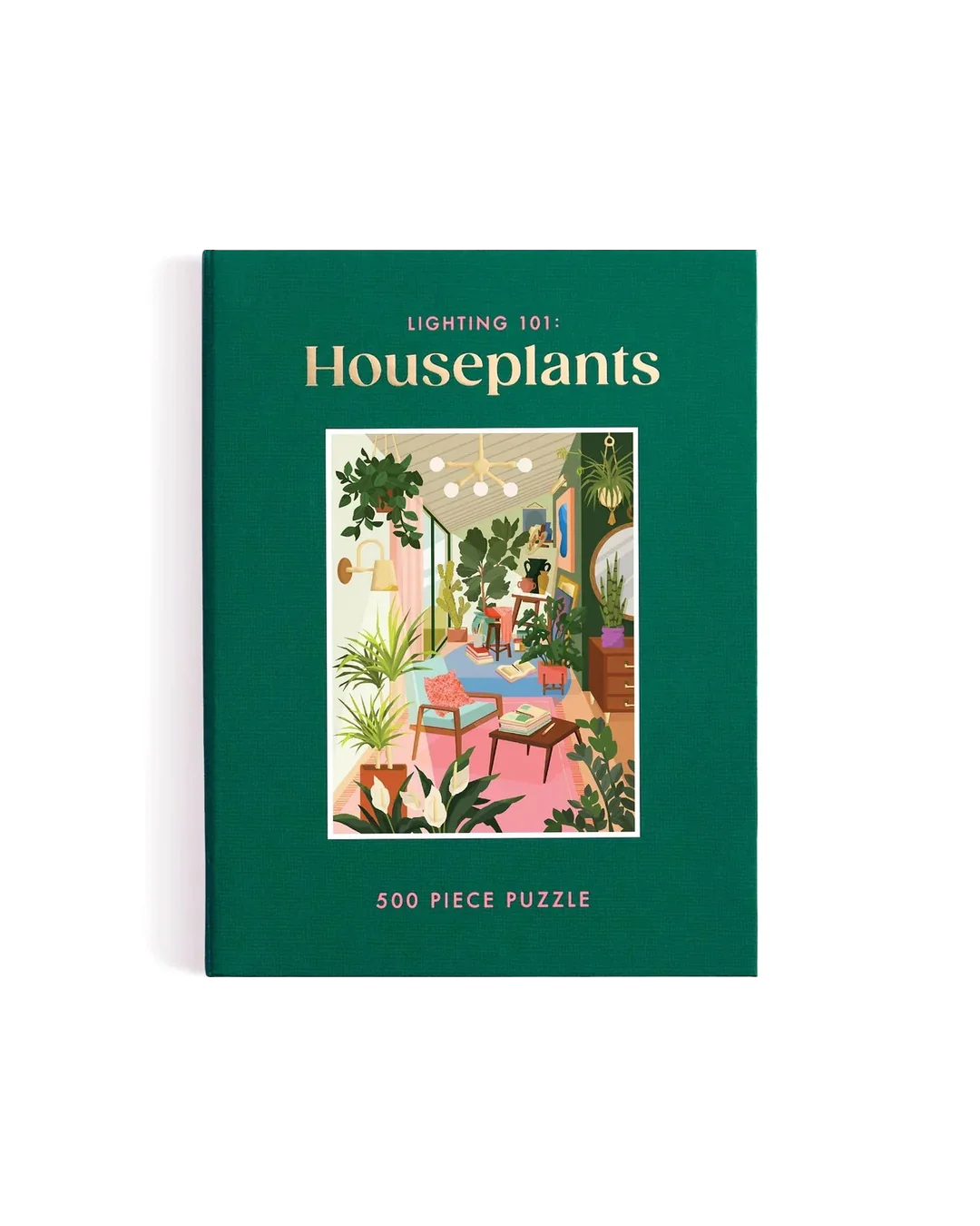Galison Lighting 101: Houseplants 500-Piece Jigsaw Puzzle-2