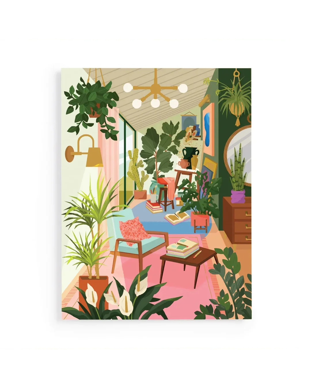 Galison Lighting 101: Houseplants 500-Piece Jigsaw Puzzle-4