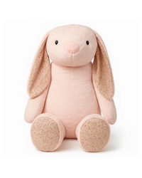 Lily & George Giant Flopsy Bunny Soft Toy – Floral Sweet Pink Soft Toy