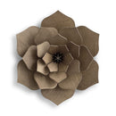 Lovi Decorative Wooden Flower - 48cm - brown