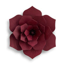 Lovi Decorative Wooden Flower - 48cm - dark red