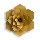 Lovi Decorative Wooden Flower - 48cm - honey yellow