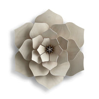 Lovi Decorative Wooden Flower - 48cm - translucent white