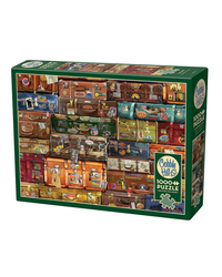 Cobble Hill Luggage 1000-Piece Jigsaw Puzzle