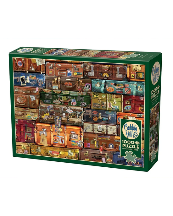 Cobble Hill Luggage 1000-Piece Jigsaw Puzzle