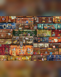 Cobble Hill Luggage 1000-Piece Jigsaw Puzzle-2