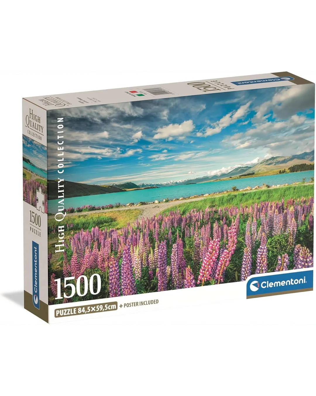 Clementoni Lupins at Lake Tekapo 1500-Piece Jigsaw Puzzle